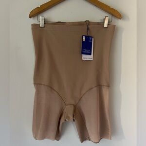 NWT Honeylove The Super Power Short Shapewear in Nude Women's Sz XL